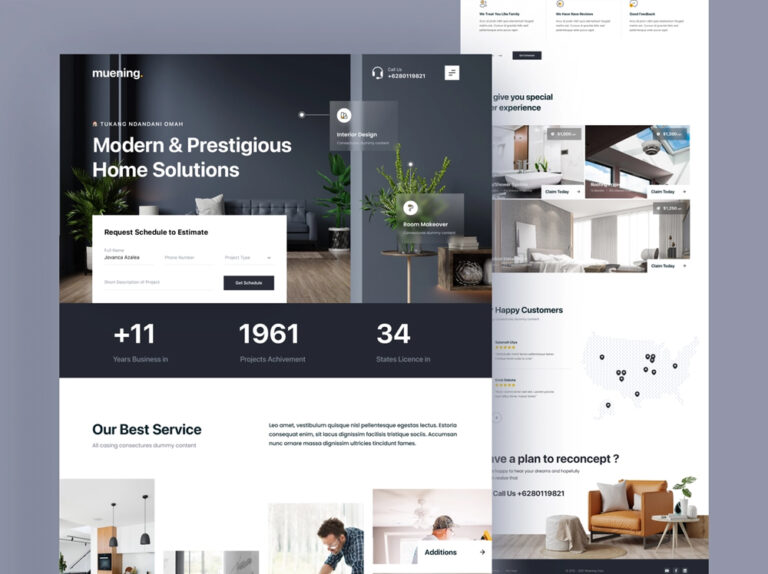 Indroral Office mobile app design